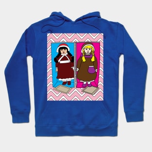 Colorful Retro Doll Hoodie